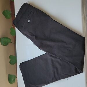 American Eagle stretch dress pant jean size 6 Long Black flare leg